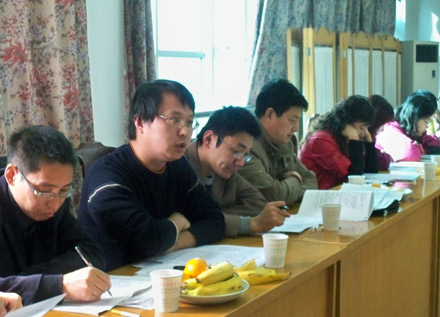 前黄初中杨立峰老师发言